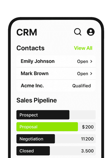 Customisable CRM